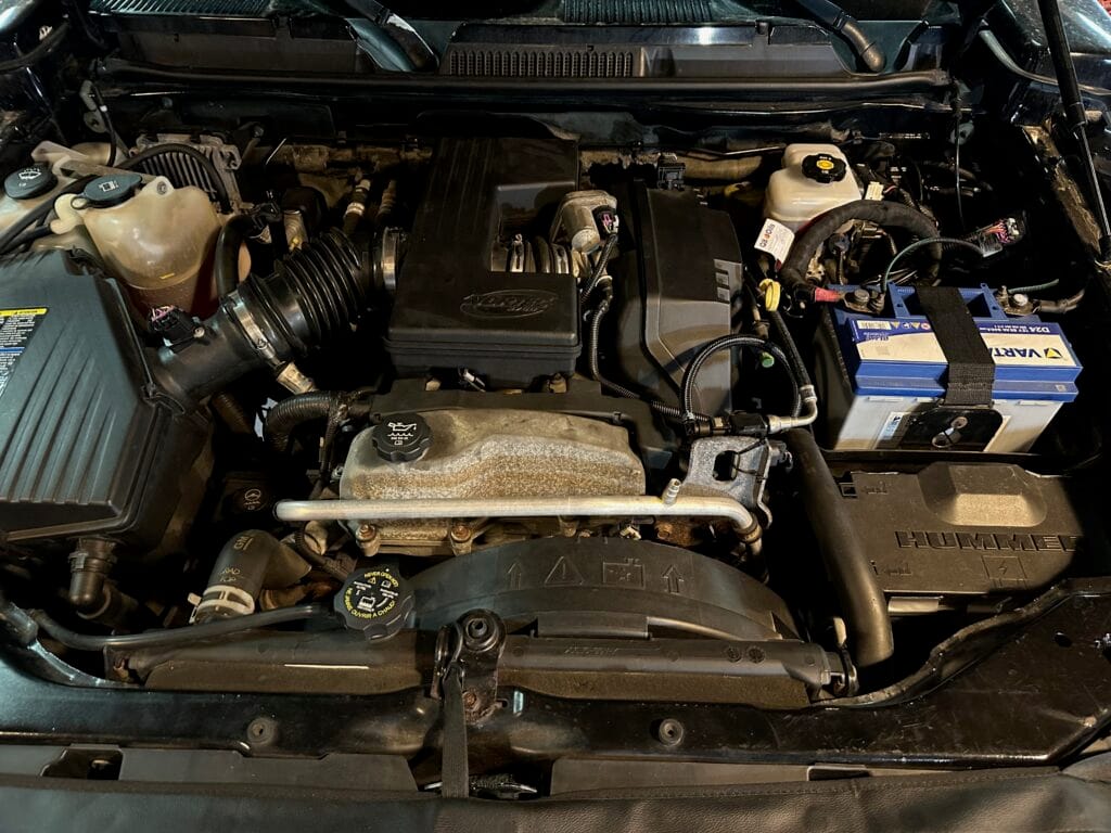 Pose d’un boîtier E85 sur Hummer H3 – conversion éthanol certifiée.