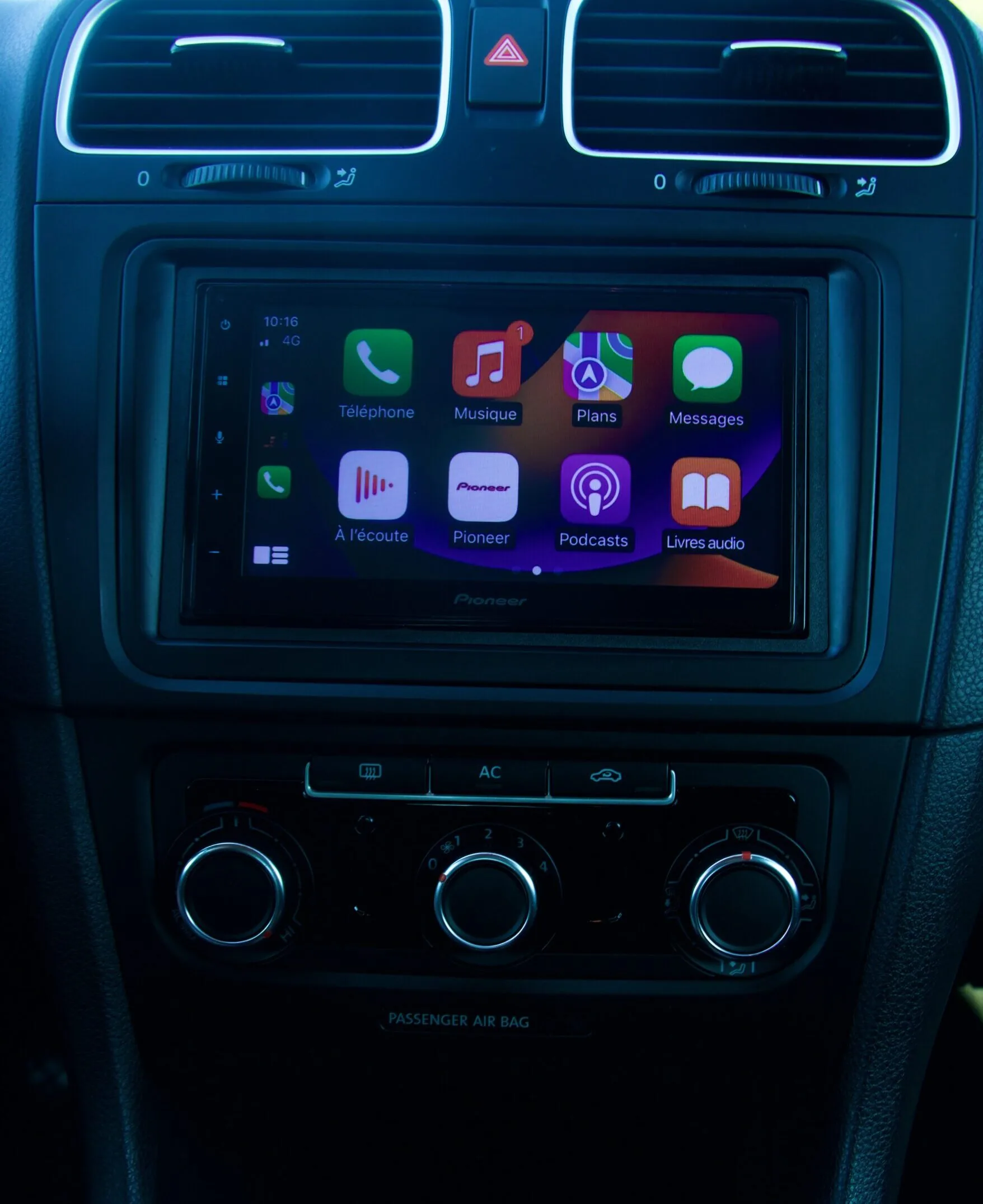 installation carplay pioneer voiture eyguieres
